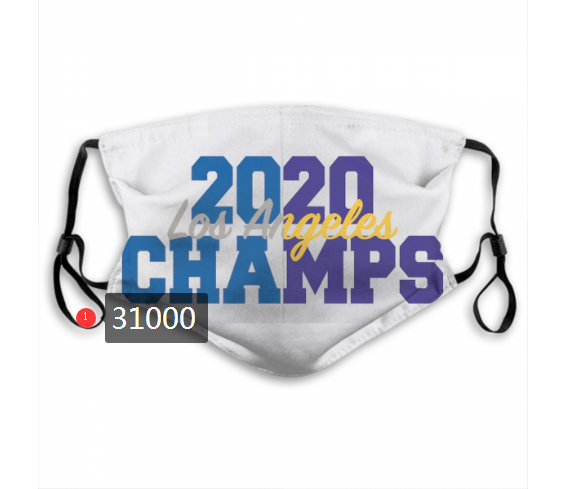 2020 Los Angeles Dodgers Dust mask with filter 81